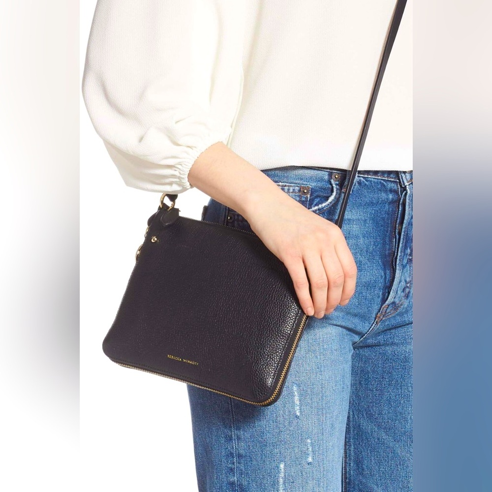 Rebecca Minkoff Jody Expandable Crossbody Leather Bag NWOT
